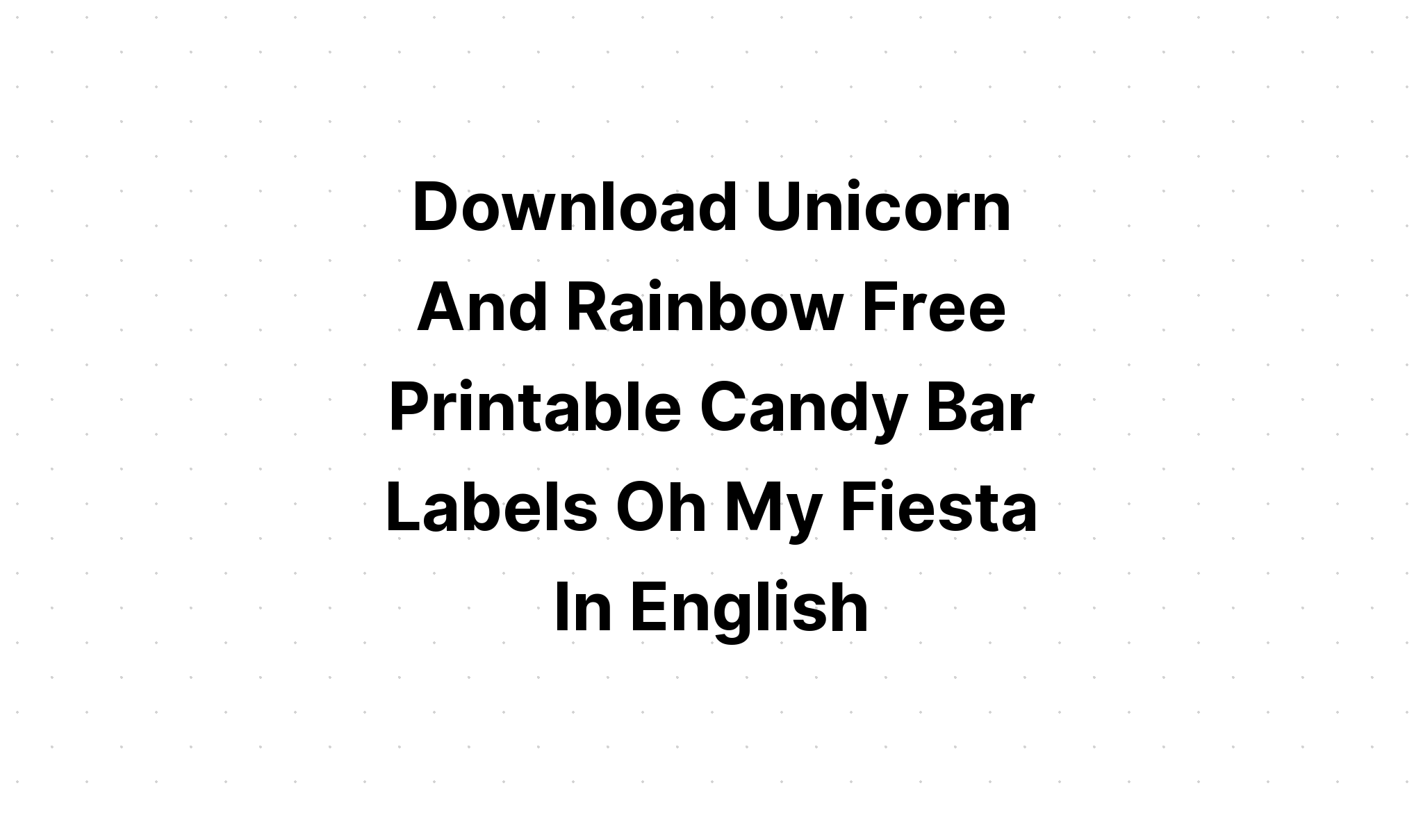 Download Unicorn Princess Cupcake Wrapper Template SVG File